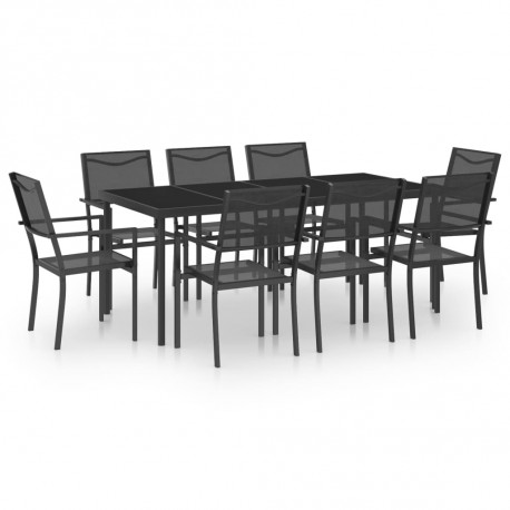 stradeXL 9 Piece Outdoor...