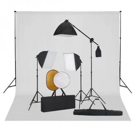 stradeXL Fotostudio-Set mit...