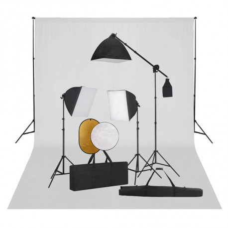 stradeXL Fotostudio-Set mit...