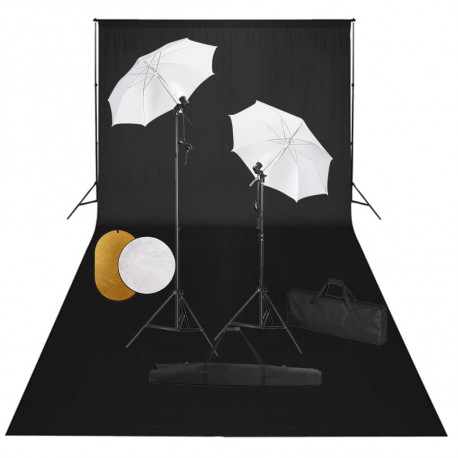 stradeXL Fotostudio-Set mit...