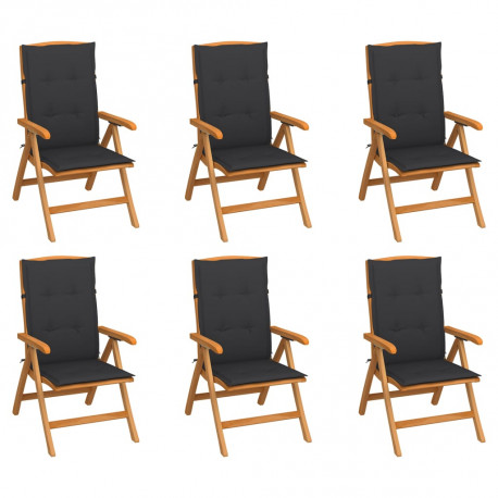 stradeXL Rozkładane krzesła...