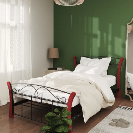 stradeXL Bed Frame Black...