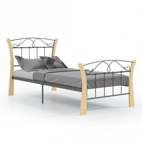 stradeXL Bed Frame Black...