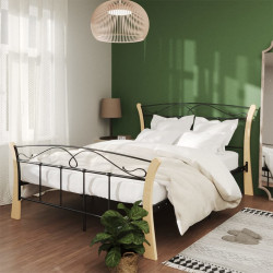 stradeXL Bed Frame Black...