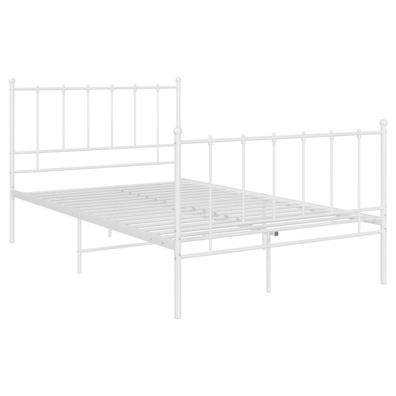 stradeXL Bed Frame White...