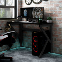 stradeXL Gaming Desk with K...