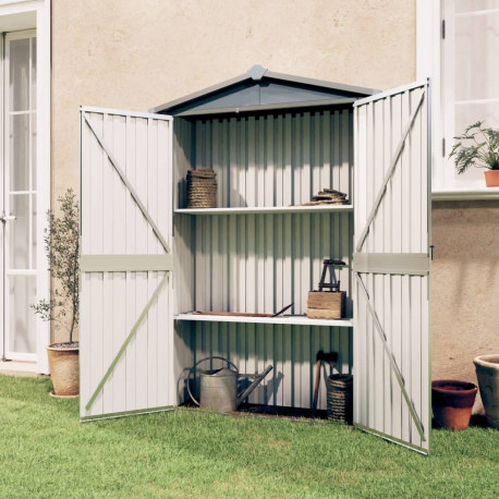 stradeXL Garden Shed Grey...