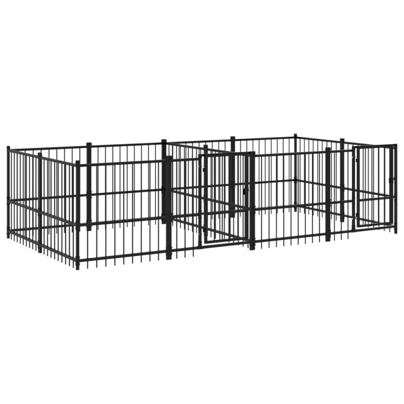 stradeXL Outdoor Dog Kennel...