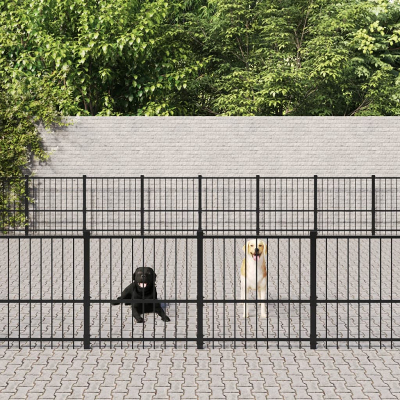 stradeXL Outdoor Dog Kennel...