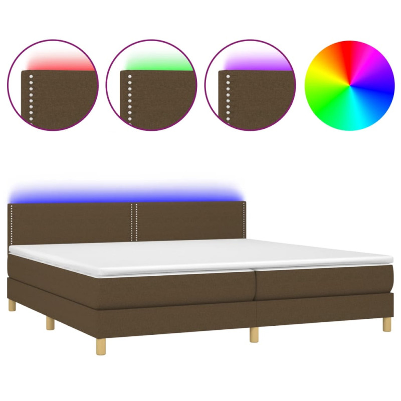 stradeXL Boxspringbett mit...