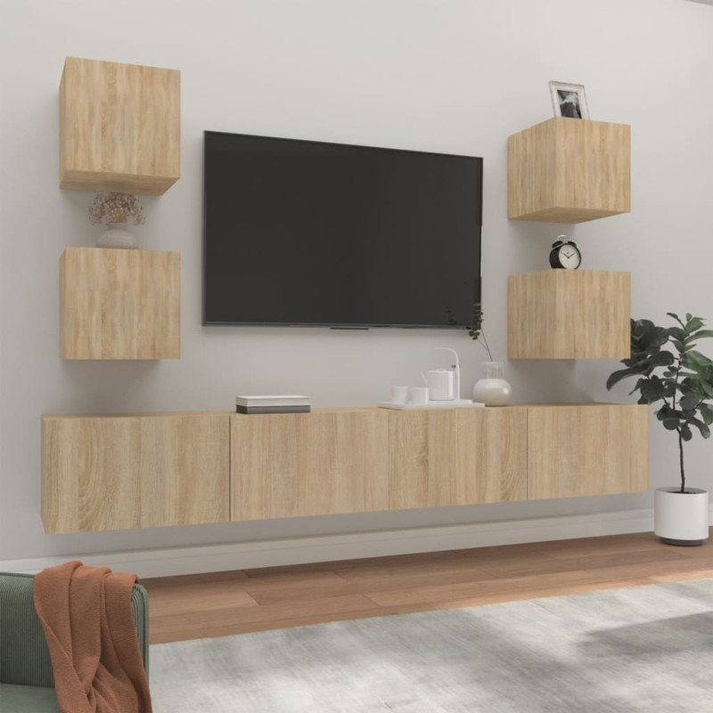 stradeXL 6 Piece TV Cabinet...