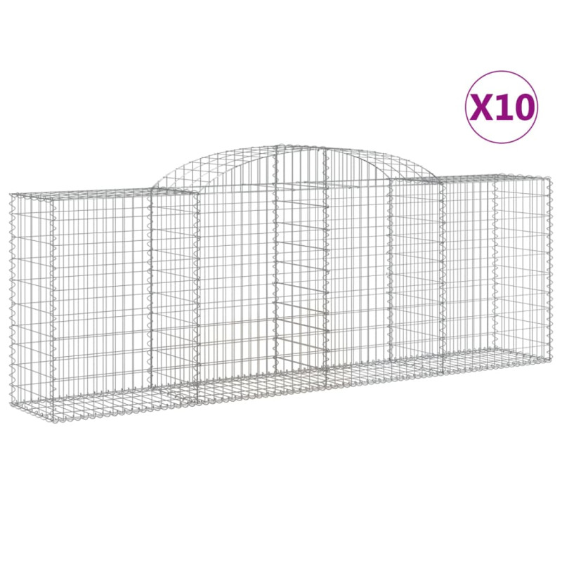 vidaXL Arched Gabion...