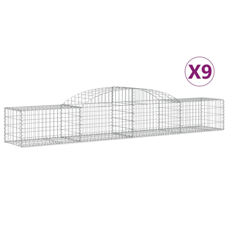 stradeXL Arched Gabion...