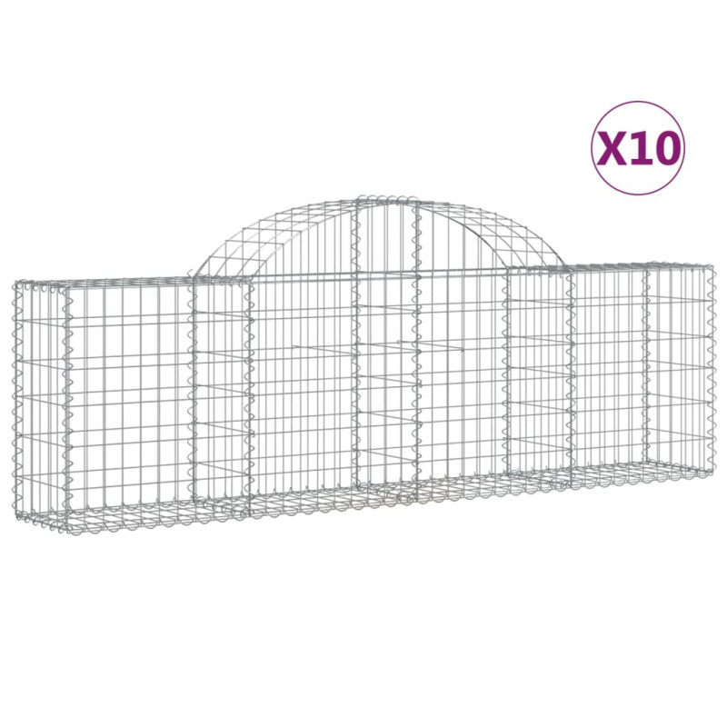 stradeXL Arched Gabion...