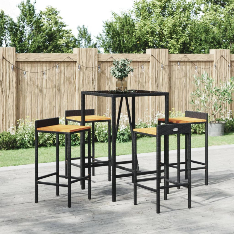 stradeXL 5 Piece Garden Bar...