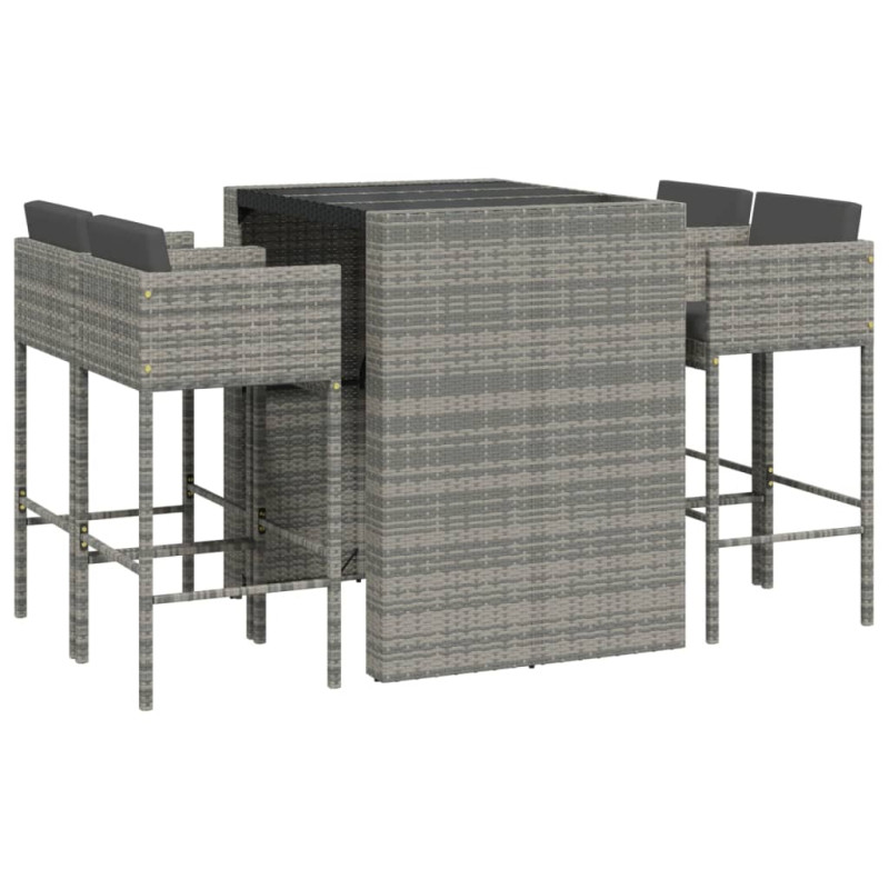 stradeXL 5 Piece Garden Bar...