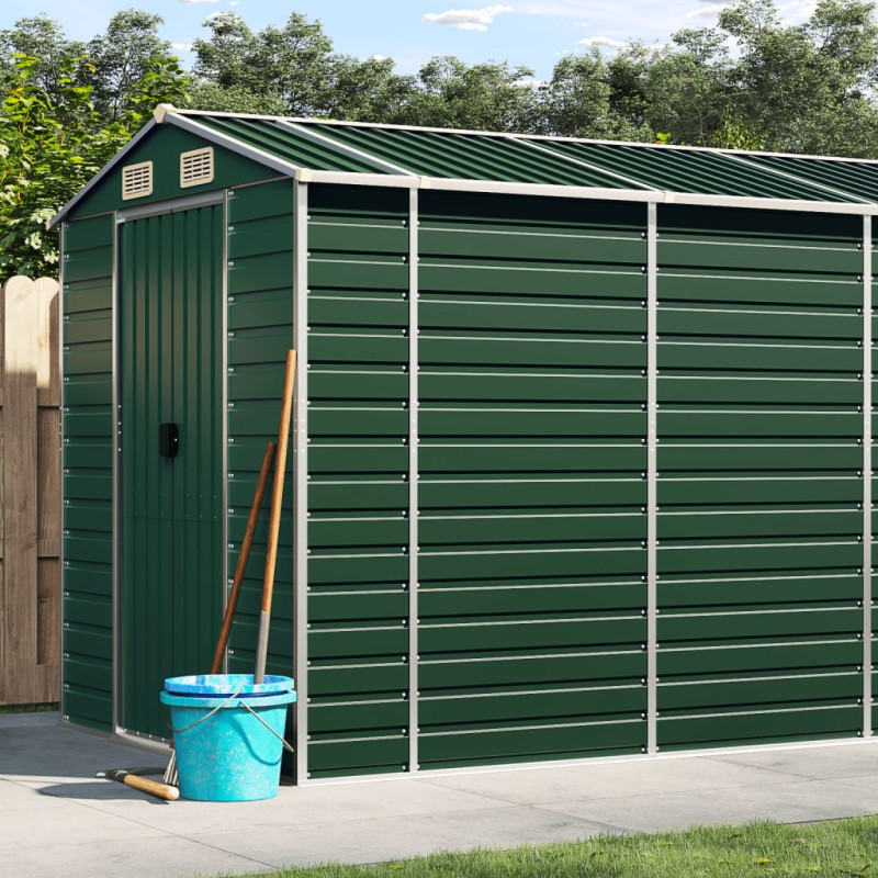 stradeXL Garden Shed Green...