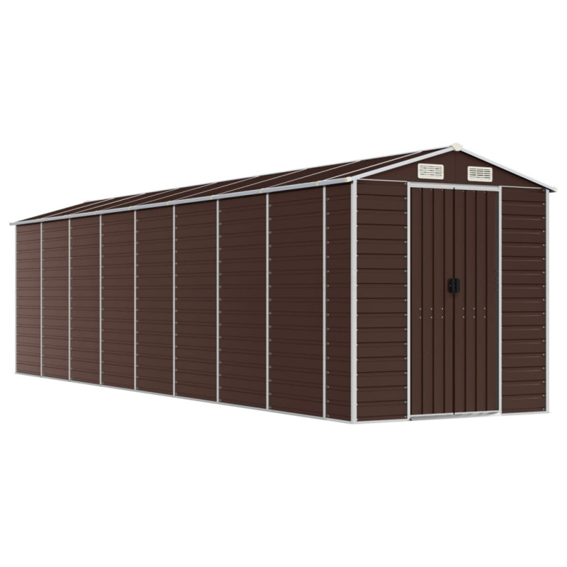 stradeXL Garden Shed Brown...