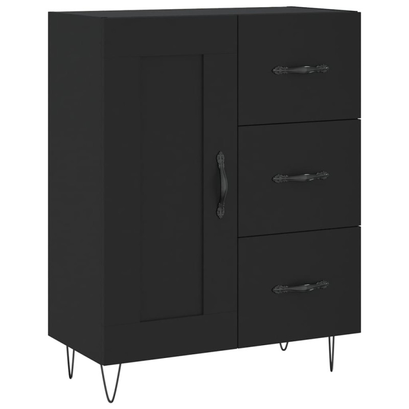 stradeXL Sideboard Schwarz...