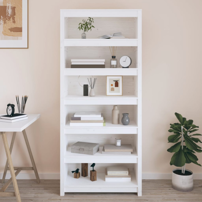 stradeXL Book Cabinet White...