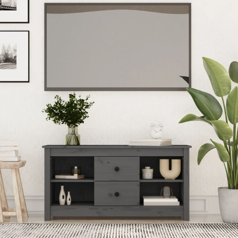 stradeXL TV Cabinet Grey...