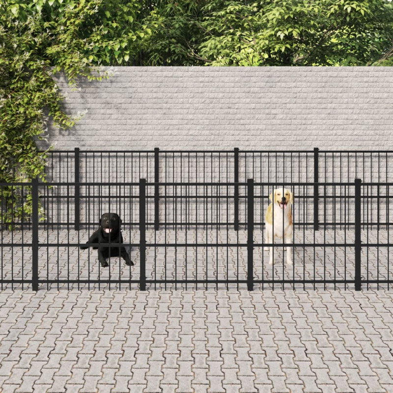 stradeXL Outdoor Dog Kennel...