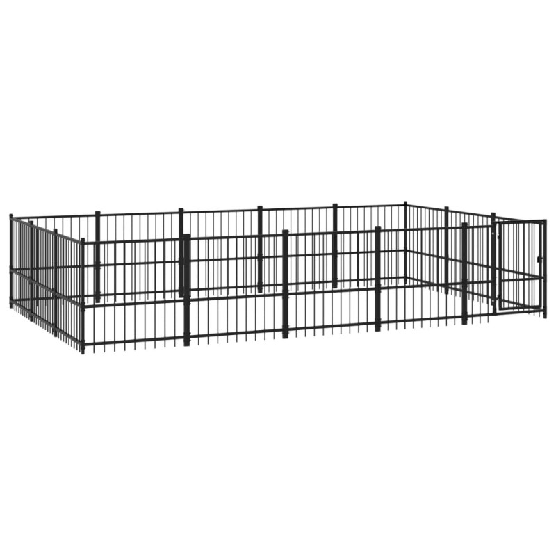 stradeXL Outdoor Dog Kennel...