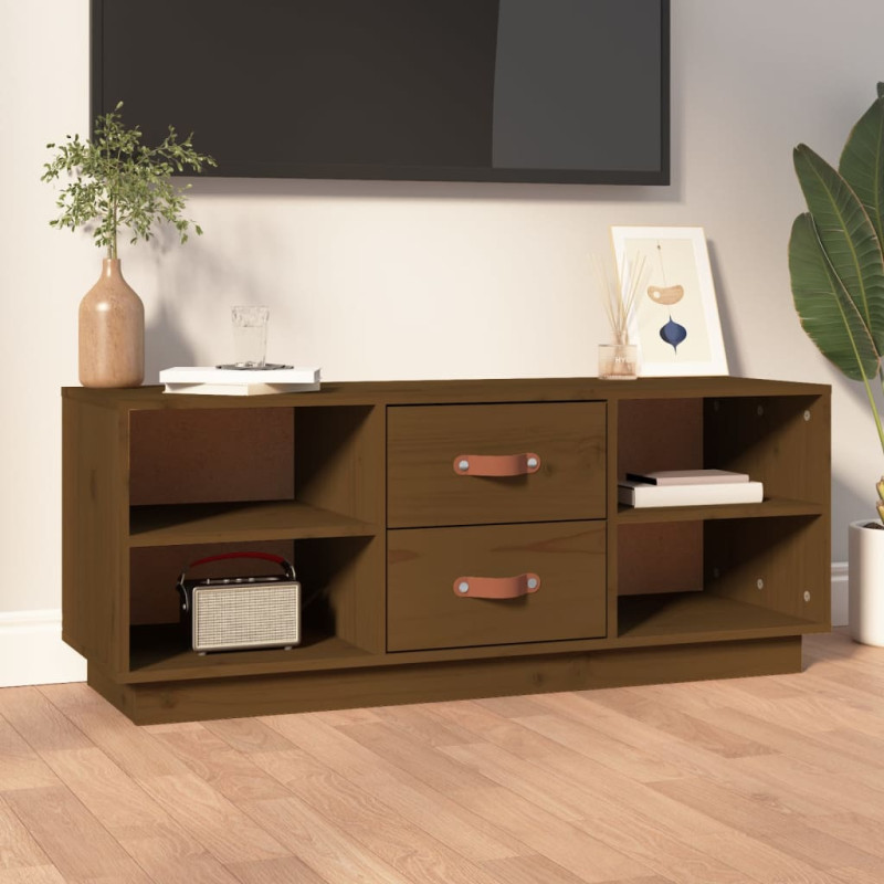 stradeXL TV Cabinet Honey...