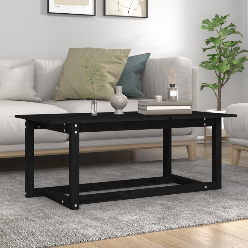 stradeXL Coffee Table Black...