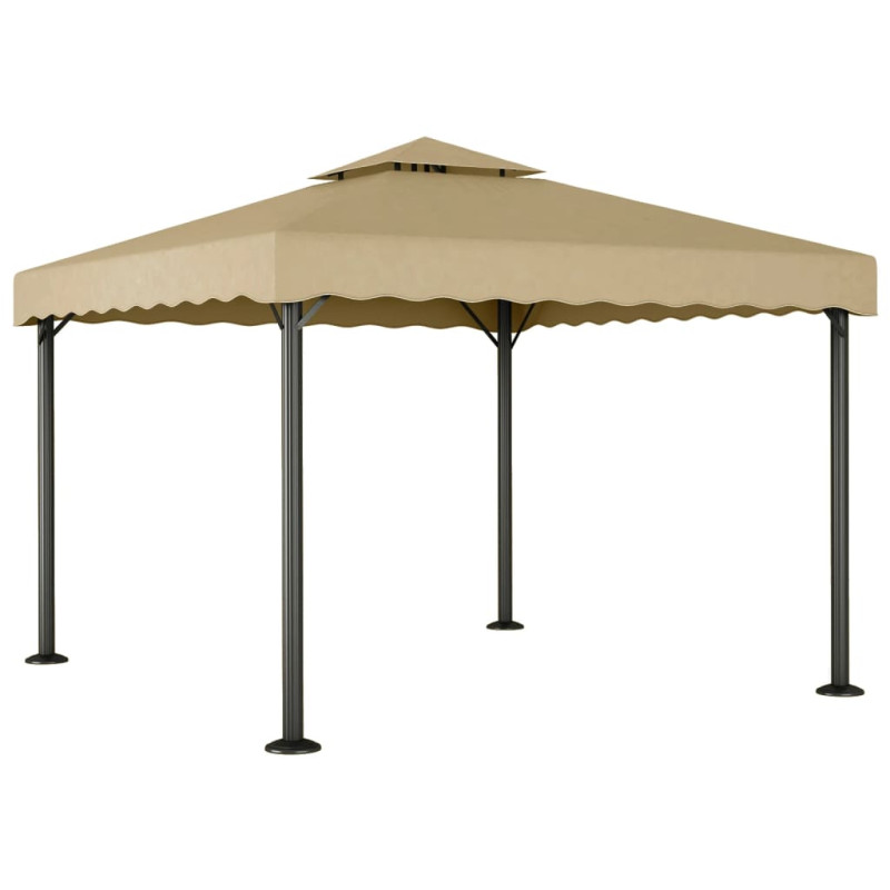 stradeXL Pavillon Taupe 3x3...