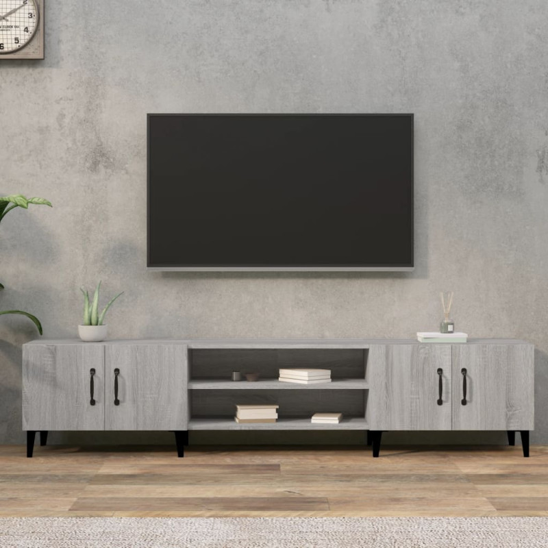 stradeXL TV Cabinet Grey...