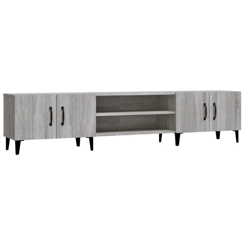 stradeXL TV Cabinet Grey...