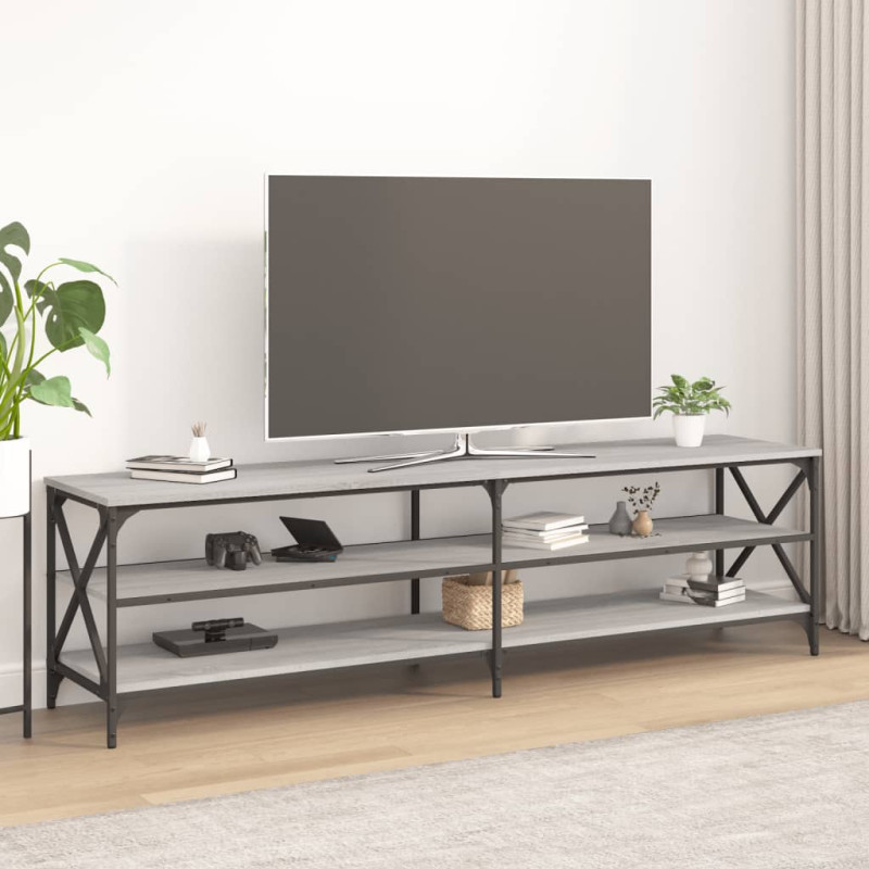 stradeXL TV Cabinet Grey...