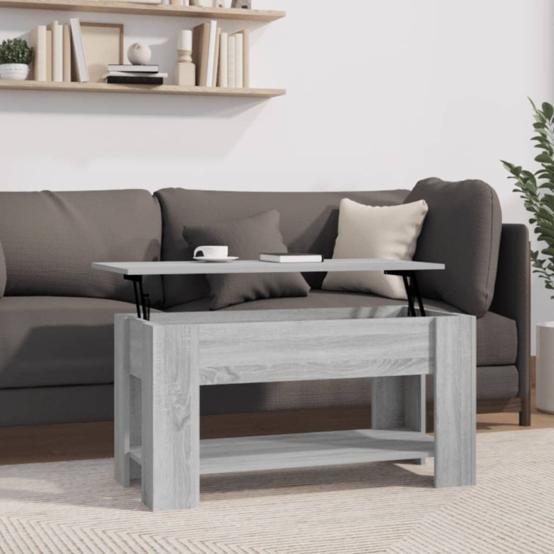 stradeXL Coffee Table Grey...