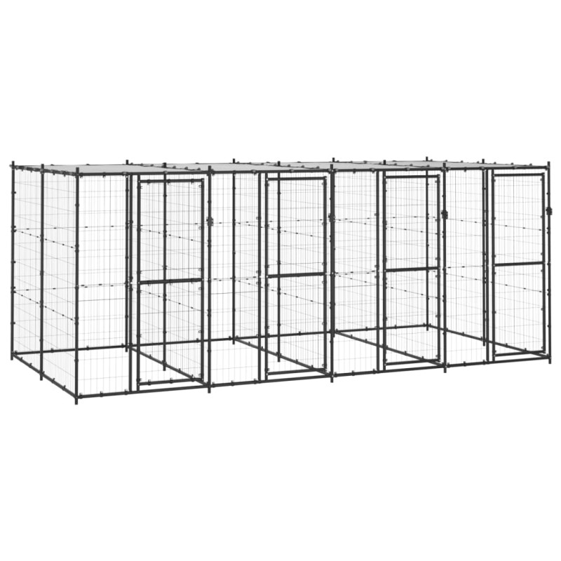 stradeXL Outdoor Dog Kennel...