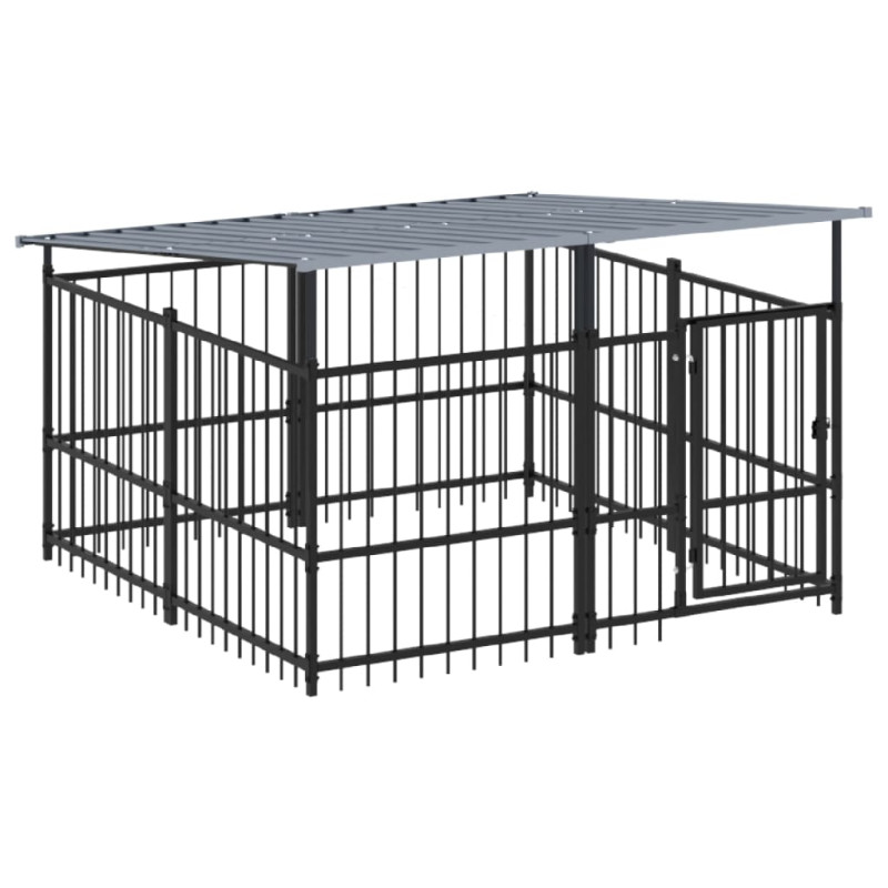 stradeXL Outdoor Dog Kennel...