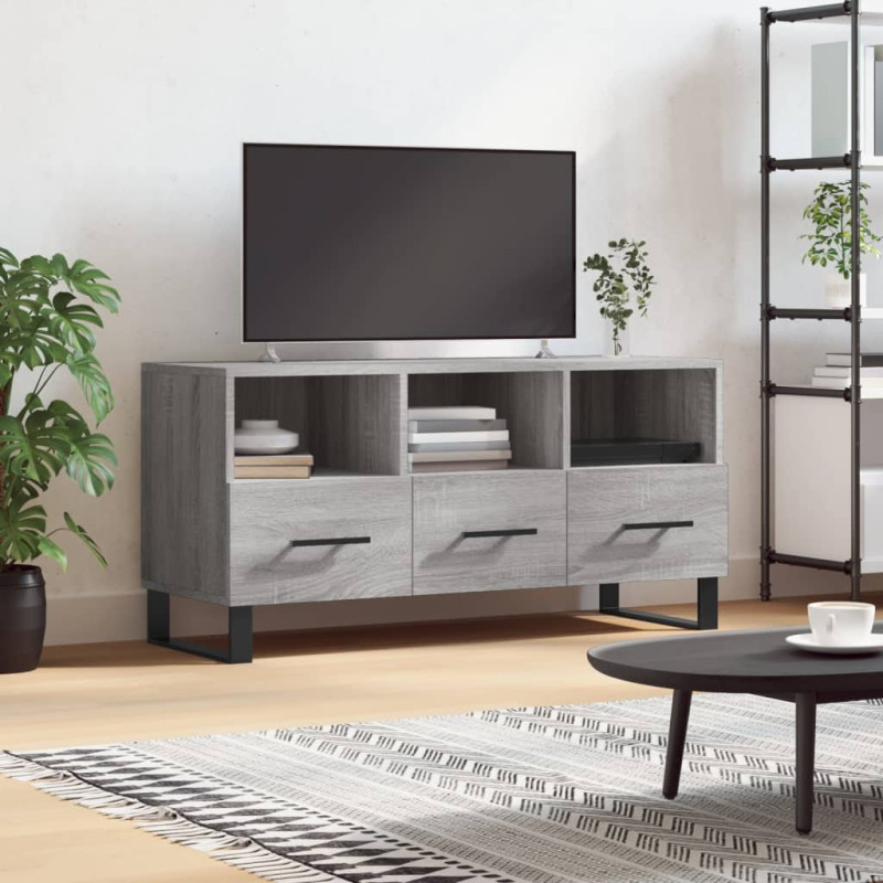 stradeXL TV Cabinet Grey...