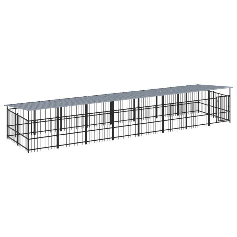 stradeXL Outdoor Dog Kennel...