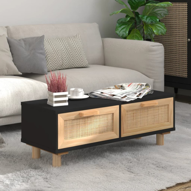 stradeXL Coffee Table Black...