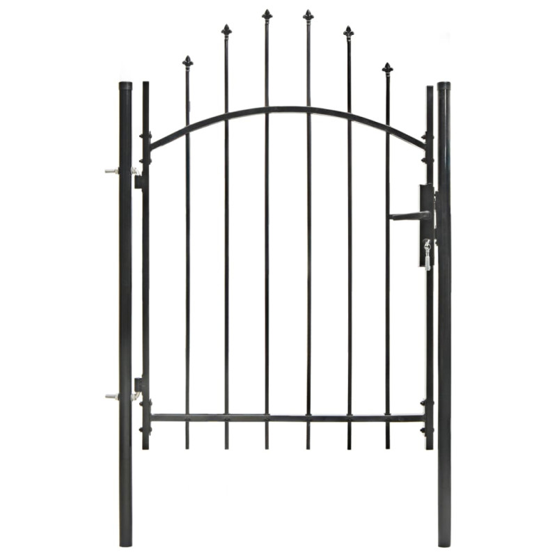 stradeXL Garden Gate Steel...