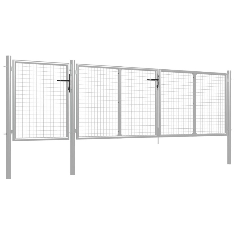 stradeXL Garden Gate Steel...