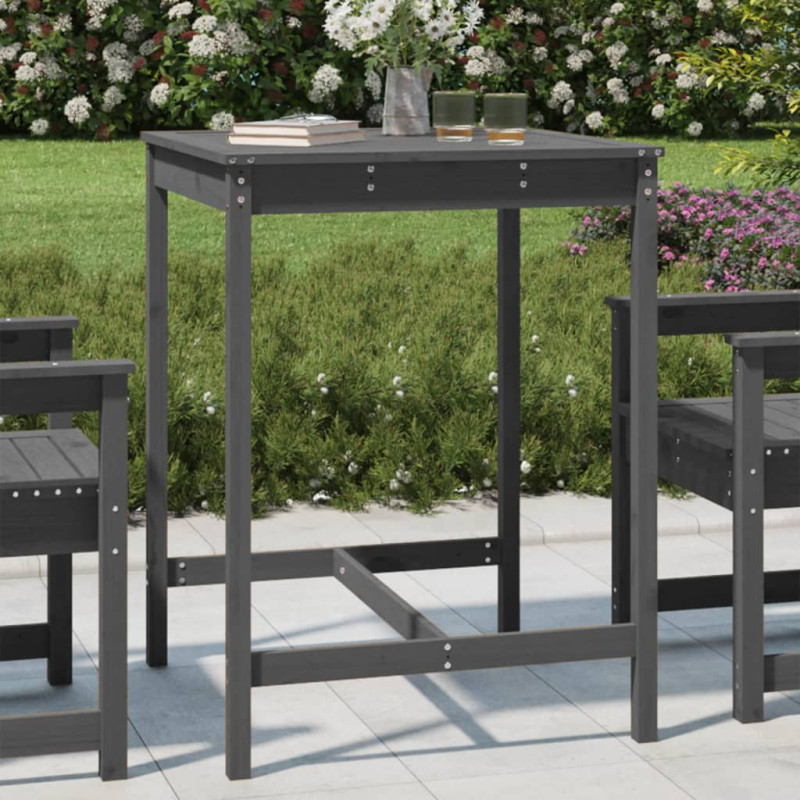 stradeXL Garden Table Grey...