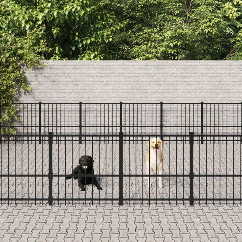 stradeXL Outdoor Dog Kennel...