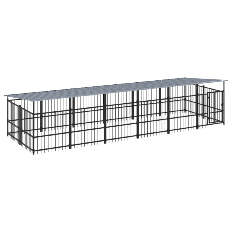 stradeXL Outdoor Dog Kennel...