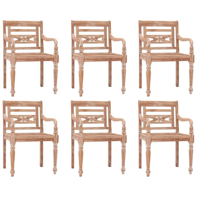 stradeXL Batavia Chairs 6...