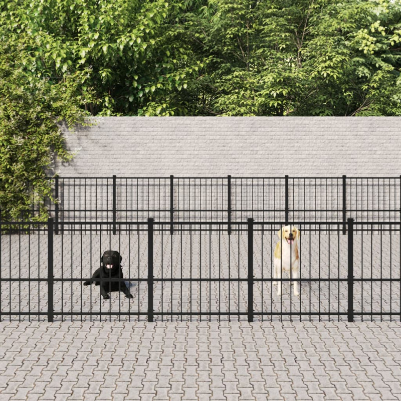 stradeXL Outdoor Dog Kennel...