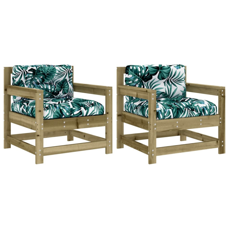 stradeXL Garden Chairs with...