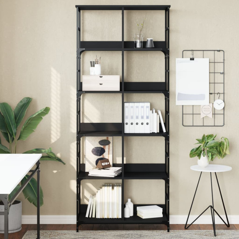 stradeXL Bookshelf Black...