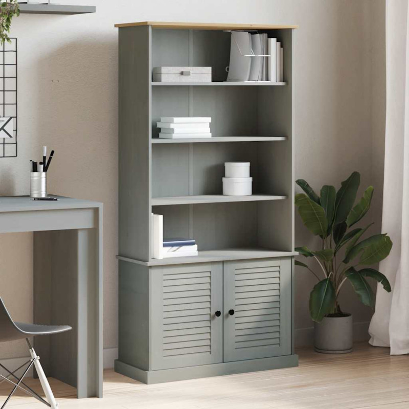 stradeXL Bookcase VIGO Grey...