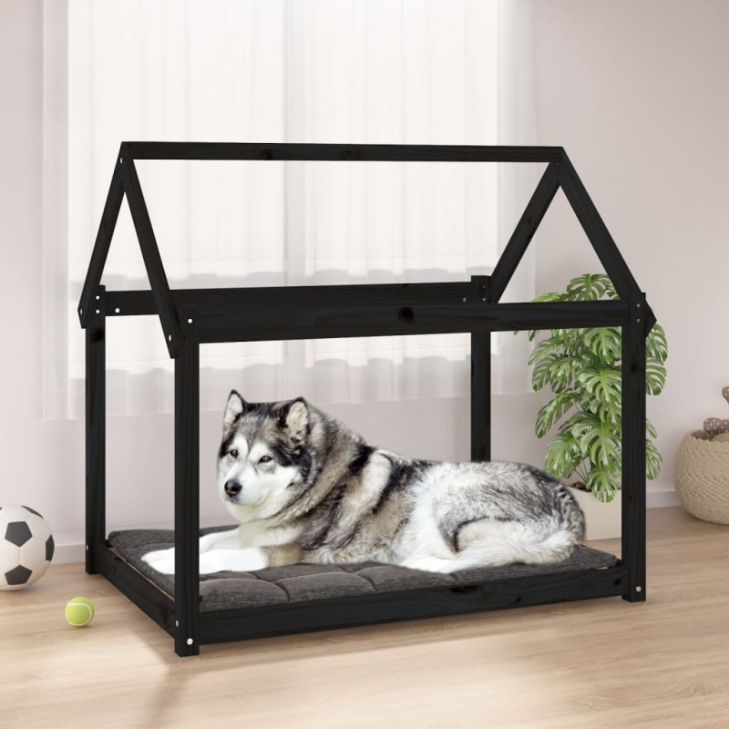 stradeXL Dog Bed Black...